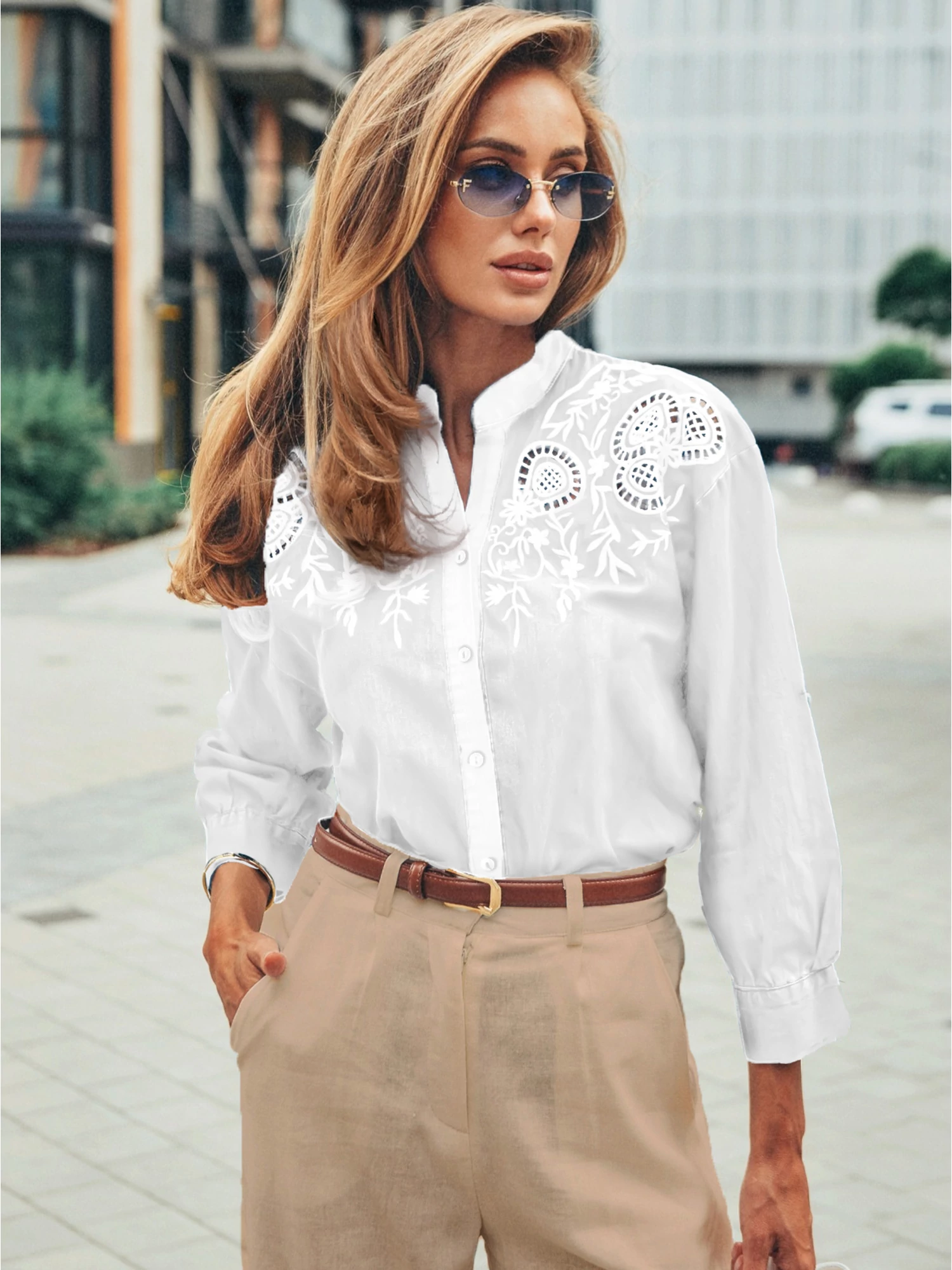 Marcelline - fehér ing
